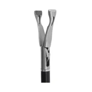 Biopsy Instrument for Laparoscopic Surgery: Plastic and Metal Design