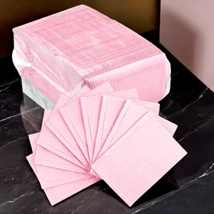 Disposable Colored Waterproof Ones for Beauty Salons Dentistry and Tattooing Dental Bibs