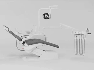Deluxe Ergonomic Dental Chair Unit with Luxurious Rotatable Spittoon Option