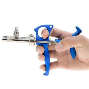 Poultry Stainless Steel Syringe Automatic Veterinary Syringe 1ml Continuous Injector Veterinary Syringe