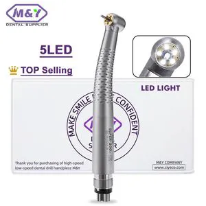 Air Dental Turbine Speed Handpiece LED Max Push
