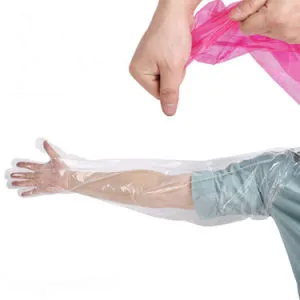 Veterinary Equipment Artificial Insemination Instruments Arm Sleeve Long Plastic Gloves