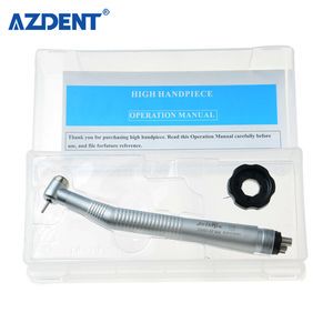 Azdent Push Button 4 Holes Dental High Speed Turbine Handpiece