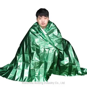 Wholesale Homeless Thermal Foil Silver Survival Mylar Emergency Blanket Rescue for Sale