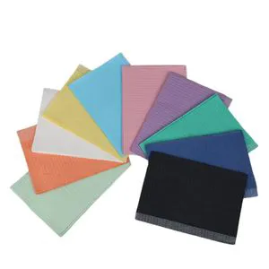 Manufacturer Price Medical Biodegradable Dental Bibs Custom Printed Dentist Disposable Dental Bibs for Dental Hospital