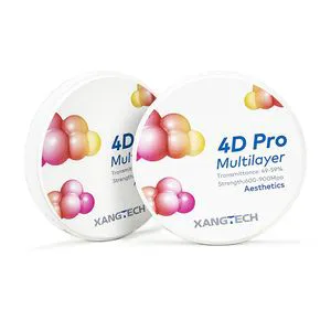 Enamel-Like Transparency Multilayer 4D PRO Aesthetics Zirconia Block