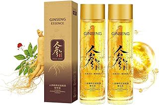 Ginseng Essence Anti-Wrinkle Serum, Hydrating & Firming Face Oil with Ginseng Root Extract, Korean Herbal Ginseng Anti Aging Serum for Smoother Skin Reduce Fine Lines ﻿(4.05 fl oz * 2PCS)