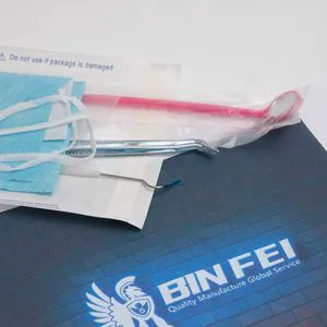 Dental Examination Basic Kit Diagnostic Set of 3 Dental Tweezer Probe Mirror