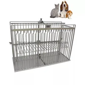 Vet Pets Dog Animal Injection Cage Veterinary Stainless Steel Cat Injection Cage