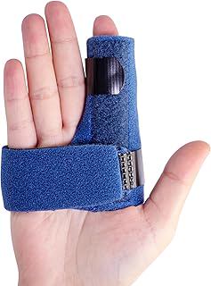Finger Brace, Trigger Finger Splint for Index Middle Ring Pinky Finger Arthritis Pain, Tendon Injury, Broken Mallet Finger Stabilizer Supports for Dislocated Knuckle Immobilizer Wrap for
