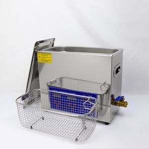 6L Heated Ultrasonic Cleaner 180W Ultrasonic & 300W Heating Power 40kHz Digital Ultrasonic Cleaning Machine for Lab, Jewelry, Dental, and Industrial Parts