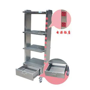 Mt Medical Pet Hospital Stainless Steel Veterinary Treatment Trolley Cart