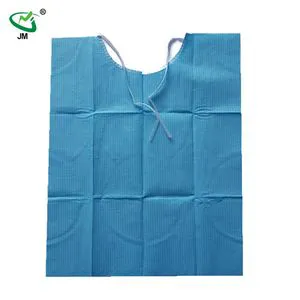 Customizable Adult Dental Bibs with Ties for Easy Use