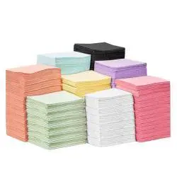 Hot Sale Plastic Backed Paper Bib for Dental Apron45X50cm