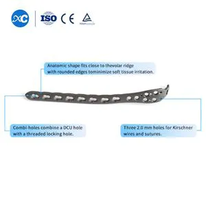 Orthopedic Trauma Surgery Titanium Alloy Ulna Olecranon Locking Plate