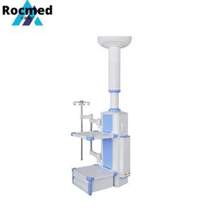 Hospital Medical Multi Porpose Aluminum Alloy ICU Surgical Manual Medical Pendant, Electric Ceiling Mounted Single Arm Electric Surgical Pendant Customized