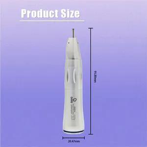 Dental Straight Handpiece 1: 1 with LED Fiber Optic Ti-Max X65L Dental Straight Nose Low Speed Handpiece