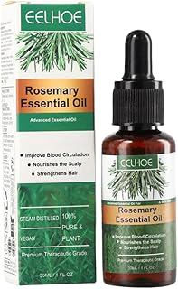 Rosemary Hair Essential Oil. 60ml., 1 Fl Oz (Pack of 1), White