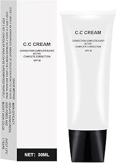 Skin Tone Adjusting CC Cream SPF 50, 2022 New Cosmetics CC Cream, Colour Correcting Self Adjusting for Mature Skin (Natural Color)