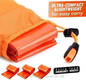 Thick Mylar Thermal Space Blanket Retains Heat Emergency Thermal Blank Survival