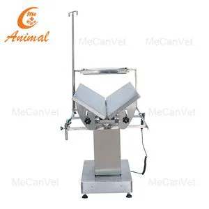 Veterinary Portable Stainless Steel Lifting Operating Table Electrical Medical Surgical Operating Bed Table