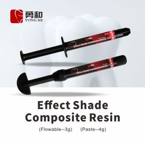 Color-Customizable Light-Cure Polymer-Ceramic Effect Shade Dental Resin for Dental Restorative Work
