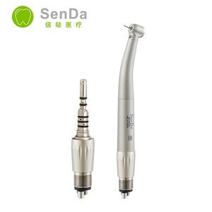 Germany Ceramic Bearing Fiber Optic LED High Speed Handpiece