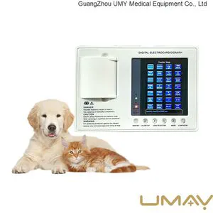 High-Precision ECG Machine for Veterinary Clinics and Hospitals ECG Medical Equipment Portable 3 Channel ICU Electrocardiogram Equipment
