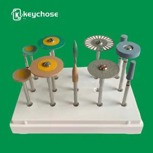 Keychose Dental Polishing Tools Dental Polishing Brush Polishing Head Burs Drills Polisher Tools