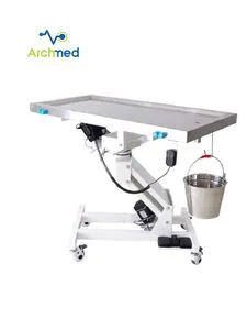 Surgical Instrument Electric Lift Stainless Steel Animal Pet Veterinary Surgical Operating Table