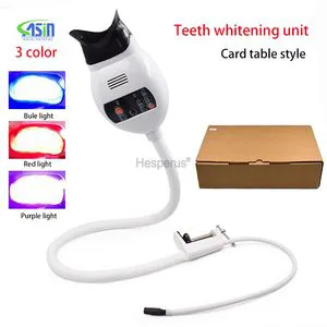 Dental Triple Color LED Cold Light Laser Teeth Whitening Device Bleaching Lamp