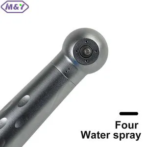 Dental M&Y LED Push Button High Speed Turbine Handpiece with Triple Water Spray