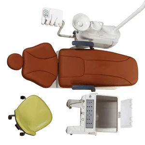 Exceptional Dental Chair Unit with Comfortable Rotatable Spittoon Feature