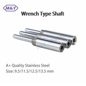 9.5mm 11.5mm Short Wrench Key Type Spindle Shaft for NSK Mini Head Handpiece