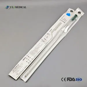 Medical Supply Single-Use Hydrophilic Sterile PVC Nelaton Urethral Medical Catheter