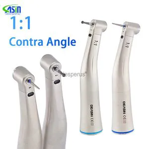 Dental Contra Angle De-Max Low Speed Handpiece with Inner Water Spray Fits E-Type Motor