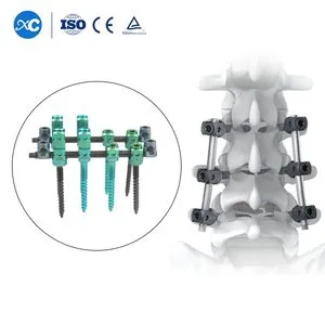 Orthopedic 5.5mm Double Thread Spine Inner Fixation Reduction Polyaxial Spinal Pedicle Screw