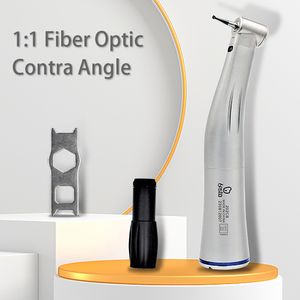 Fiber Optic Contra Angle Stainless Steel Dental Low Speed Handpiece