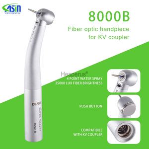 8000b Dental Fiber Optic Handpiece Torque Head with Kv 6 Hole Connectors