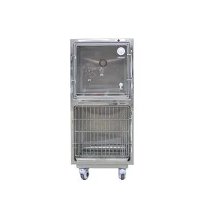 Stainless Steel Foster Care Pet Cages Animals Cage Veterinary Hospital Oxygen Chamber Cage