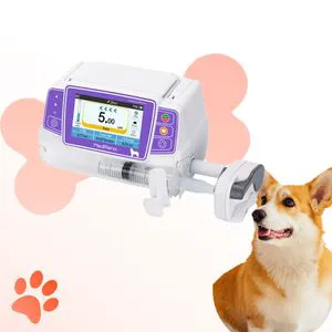 Vet Medical Automatic Audible &Visual Alarm Syringe Pump with 4.3 Inch Display