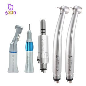 Dental High and Low Speed Handpiece Kit Push Button Air Motor
