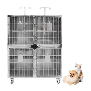 Wtc-03 New-Type Cat Cage Veterinary Stainless Steel Animal Cages