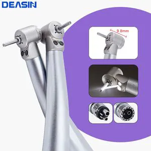 Double LED Dental Small Head Mini Head High Speed Handpiece for Dental Labkids Children Hand Piece Push Button Dentistry Tools