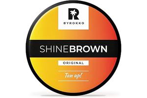 Shine Brown Tan Accelerator Cream 7.1 Fl Oz, Outdoor Sun or Indoor Tanning Oil or Tanning Bed Lotion, Fast Bronzer with Premium Natural Ingredients for Deep, Long-Lasting Glow