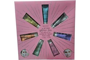 Face Mask Set of 7, Variety Pack with Clay, Peel Off, and Glitter Masks for Skincare