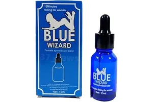 Jodie Original Blue Wizard Female Aphrodisiac Sex Liquid Drops for Women Enhancement - 15ml