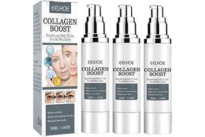 3Pcs EELHOE Collagen Boost Anti-Aging Serum, EELHOE Collagen Boost Serum, EELHOE Collagen Anti-Wrinkle Cream, Anti Aging Serum For Women, Collagen Booster for Face with Hyaluronic Acid(90ml)
