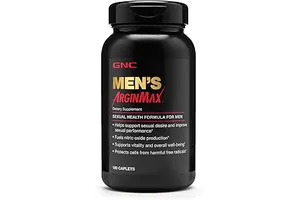 GNC Mens Arginmax Sexual Health Supplement for Men, 180 Count, Supports Blood Flow and Vitality