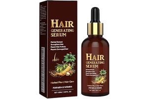 Hair Growth Serum,Contains Castor Oil, Olive Oil, Rosemary and Ginseng Extracts, Natural, Thicker Longer Fuller Healthier Hair, Hair Growth Thickening Product for Women Men,1pcs